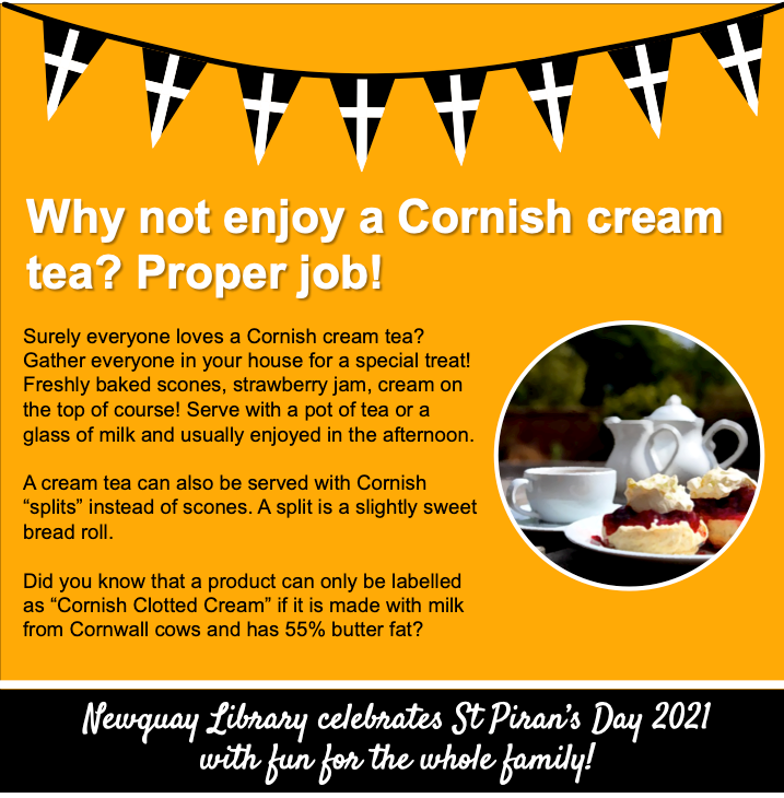 Newquay Library - Cream Tea