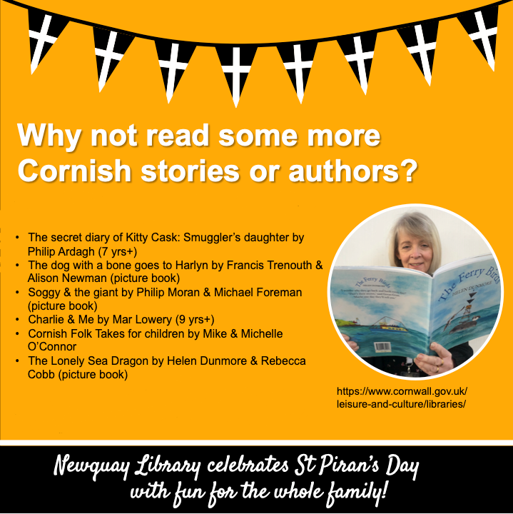 Newquay Library - Read a Cornish themed book