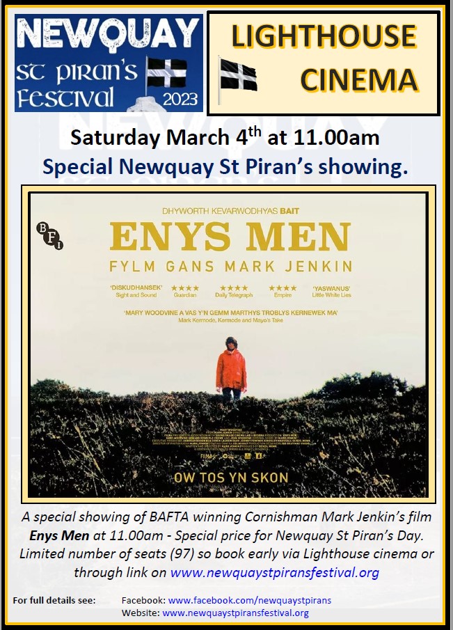 Enys Men Lighthouse Cinema - Newquay St Piran's