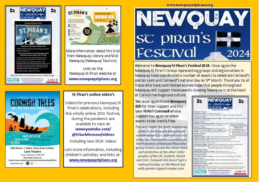 Newquay St Piran's Guide 2024 (Outside)