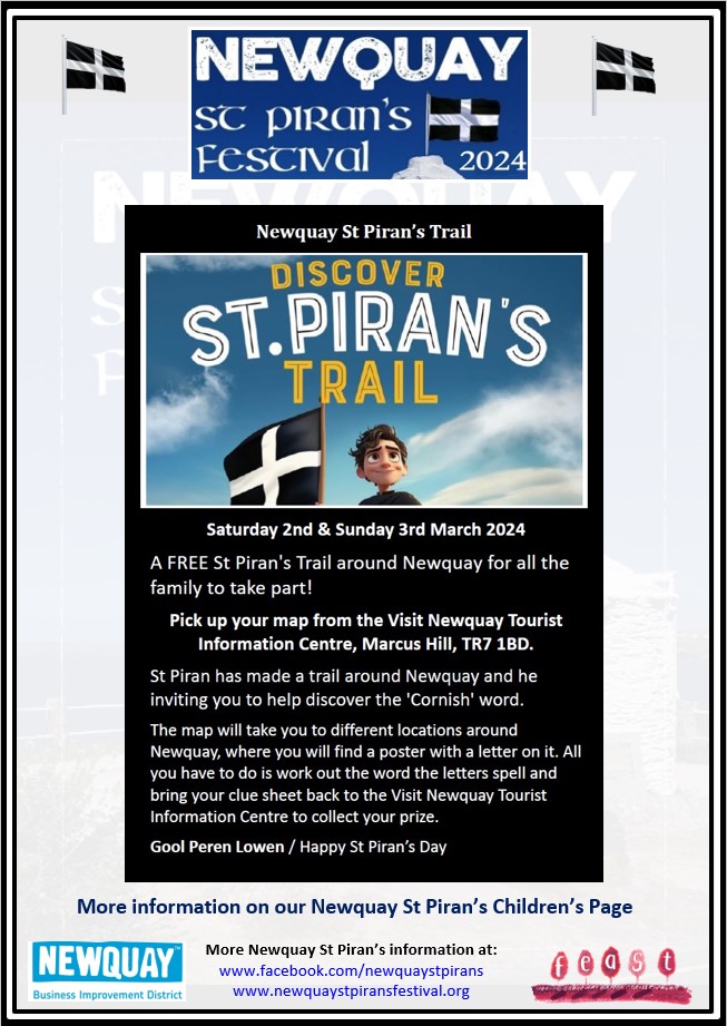 Newquay - St Piran's Trail Festival Poster